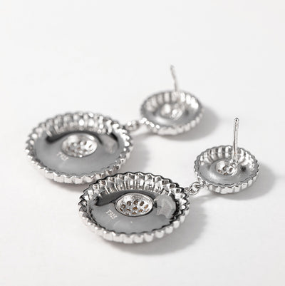 Aretes Margarita Estilo Palacio Retro - Artesanía Italiana Auténtica - Image 10