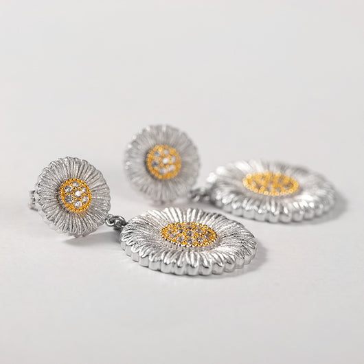 Aretes Margarita Estilo Palacio Retro - Artesanía Italiana Auténtica - Image 2