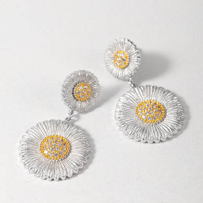Aretes Margarita Estilo Palacio Retro - Artesanía Italiana Auténtica - Image 5