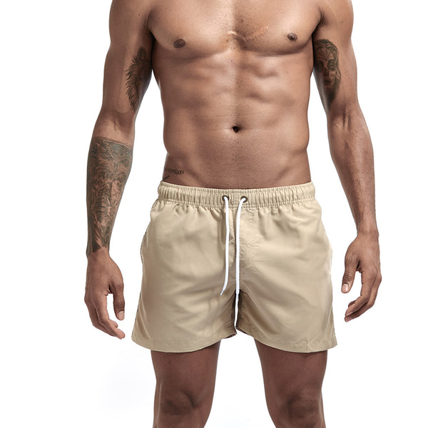 Pantalones Cortos Deportivos Multicolor de Tres Franjas - Diseño Recto y Holgado
