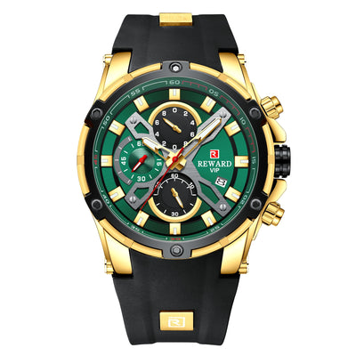 Reloj Deportivo Multifunción Cronógrafo con Correa de Silicona Luminoso Resistente al Agua - Image 14