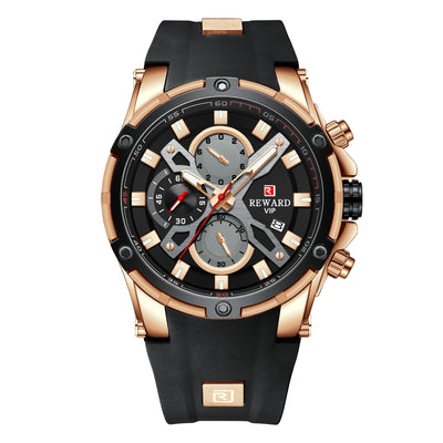 Reloj Deportivo Multifunción Cronógrafo con Correa de Silicona Luminoso Resistente al Agua - Image 11