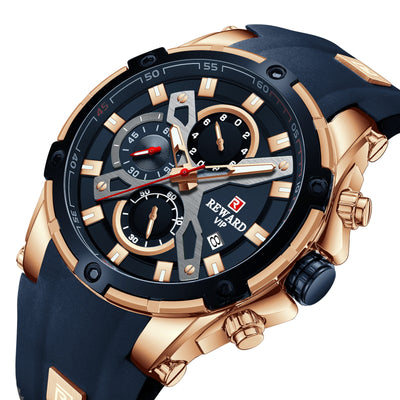 Reloj Deportivo Multifunción Cronógrafo con Correa de Silicona Luminoso Resistente al Agua - Image 4