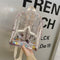 Mochila Infantil Transparente con Brillo de Estrellas - Bolsa de Viaje Escolar para Niñas