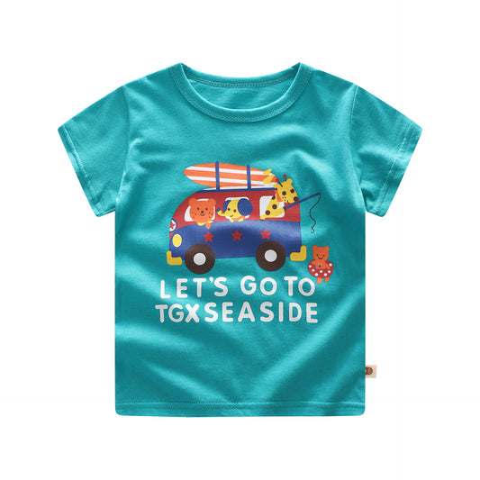 Playera de Verano para Niño - Manga Corta Cómoda y Fresca - Image 2
