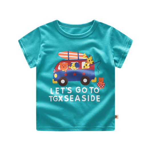 Playera de Verano para Niño - Manga Corta Cómoda y Fresca - Image 2