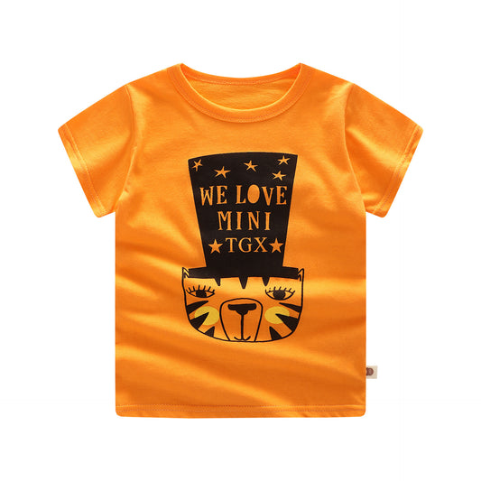 Playera de Verano para Niño - Manga Corta Cómoda y Fresca