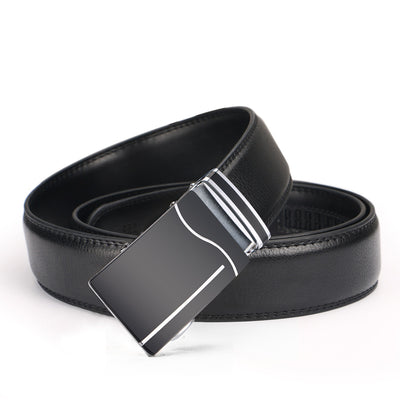 Cinturón de Cuero para Hombre con Hebilla Automática - Estilo Ejecutivo - Image 3