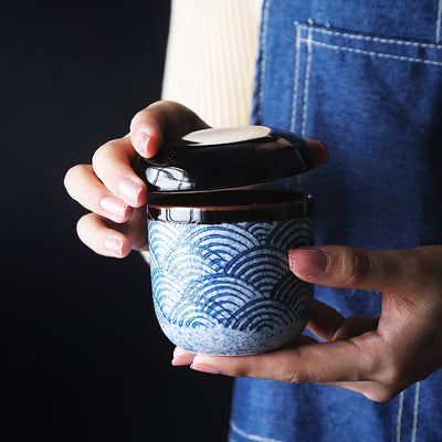 Olla de Cerámica Artesanal Japonesa Pintada a Mano - Image 11