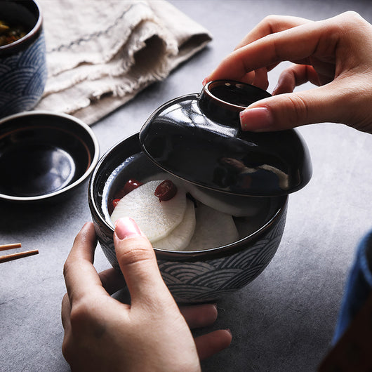 Olla de Cerámica Artesanal Japonesa Pintada a Mano - Image 10