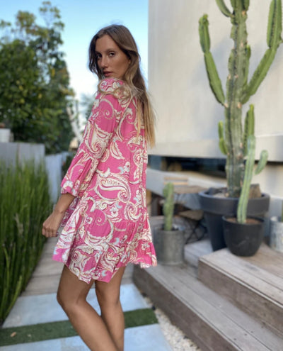 Falda Acampanada con Escote en V y Estampado - Image 11