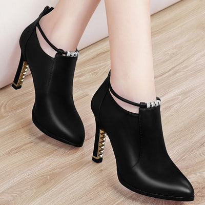 Botas Martin Cortas Punta Aguda para Mujer - Otoño - Image 10