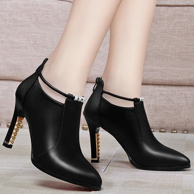 Botas Martin Cortas Punta Aguda para Mujer - Otoño - Image 5