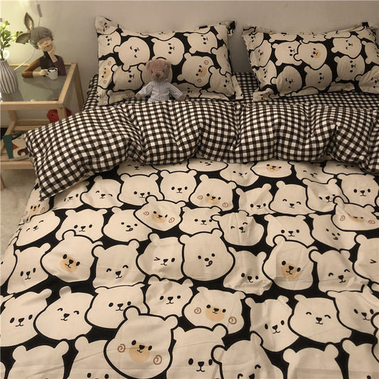 Juego de Sábanas y Funda Nórdica de Algodón Lavado con Estampado Infantil - Image 2