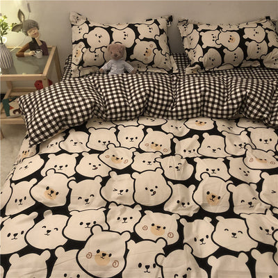 Juego de Sábanas y Funda Nórdica de Algodón Lavado con Estampado Infantil - Image 2