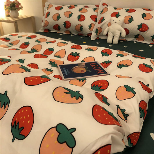 Juego de Sábanas y Funda Nórdica de Algodón Lavado con Estampado Infantil - Image 7