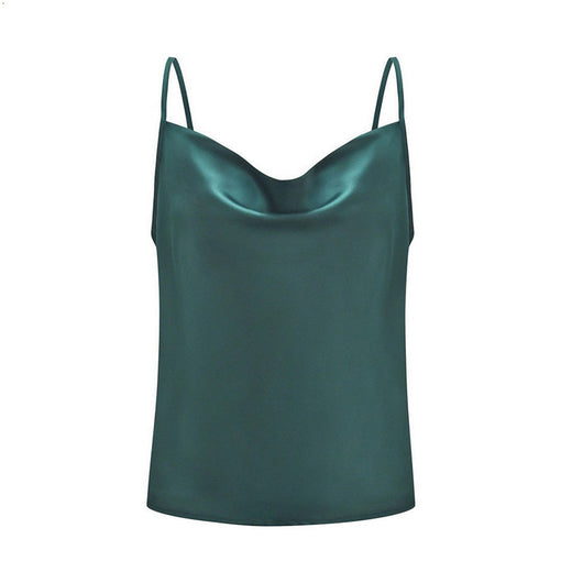 Camiseta de Seda con Cuello Swing - Talla Pequeña - Image 10