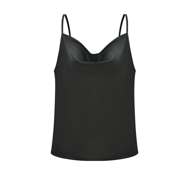 Camiseta de Seda con Cuello Swing - Talla Pequeña - Image 3