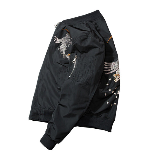 Chaqueta Bombardero Phoenix Piloto Aviador para Parejas - Uniforme Deportivo Unisex - Image 9
