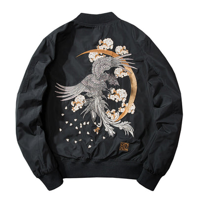 Chaqueta Bombardero Phoenix Piloto Aviador para Parejas - Uniforme Deportivo Unisex - Image 3