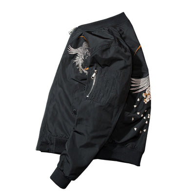 Chaqueta Bombardero Phoenix Piloto Aviador para Parejas - Uniforme Deportivo Unisex - Image 4