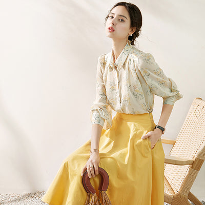 Conjunto de 3 Piezas: Camisa Estampada con Tirantes y Falda Corta - Image 8