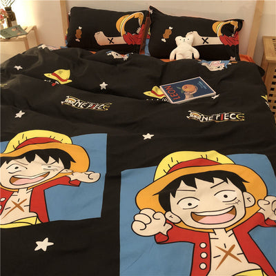 Juego de Sábanas y Funda Nórdica de Algodón Lavado con Estampado Infantil - Image 8