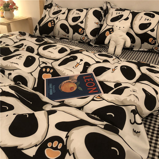 Juego de Sábanas y Funda Nórdica de Algodón Lavado con Estampado Infantil - Image 13