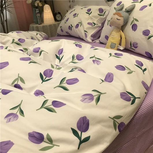Juego de Sábanas y Funda Nórdica de Algodón Lavado con Estampado Infantil - Image 16