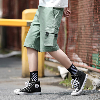 Shorts de Trabajo Casual para Hombre Talla Grande Corte Holgado - Image 3