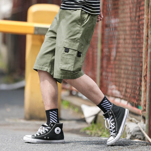 Shorts de Trabajo Casual para Hombre Talla Grande Corte Holgado - Image 2