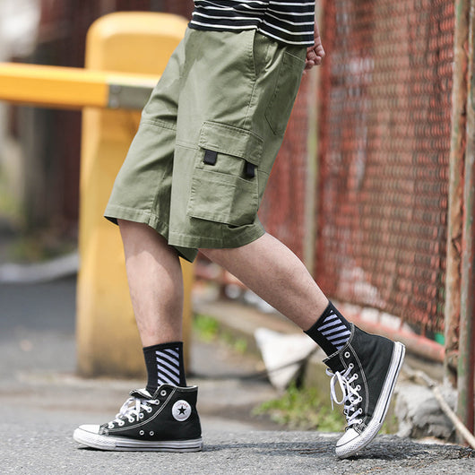 Shorts de Trabajo Casual para Hombre Talla Grande Corte Holgado - Image 2