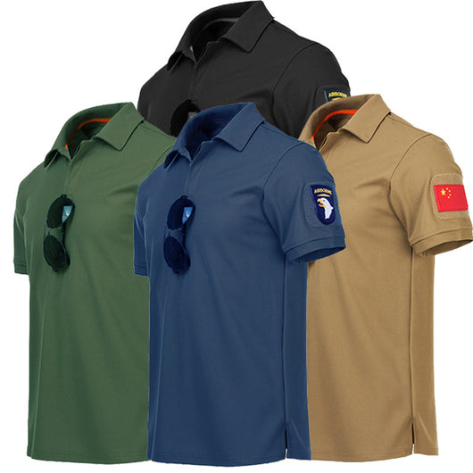 Polo Táctico Militar para Hombre - Camiseta de Manga Corta Estilo Fuerzas Especiales - Image 9