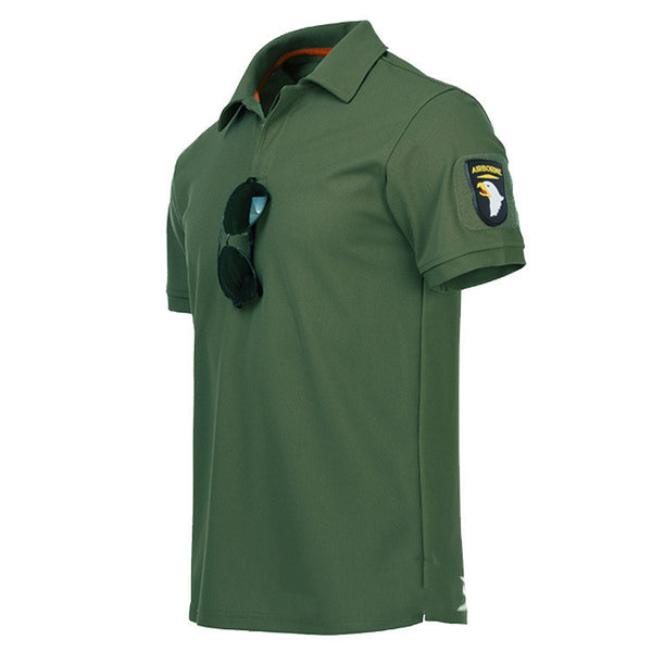 Polo Táctico Militar para Hombre - Camiseta de Manga Corta Estilo Fuerzas Especiales