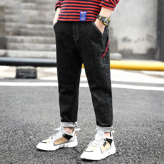 Pantalones Vaqueros Elásticos para Niño - Colección Primavera Otoño - Image 9