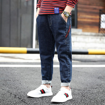 Pantalones Vaqueros Elásticos para Niño - Colección Primavera Otoño - Image 8
