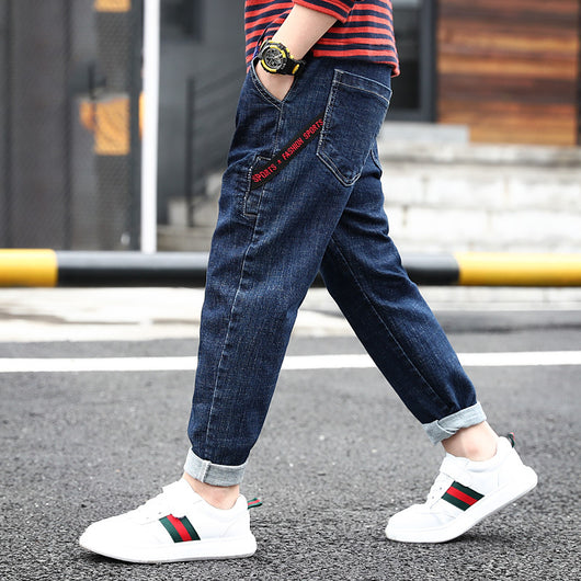 Pantalones Vaqueros Elásticos para Niño - Colección Primavera Otoño - Image 4
