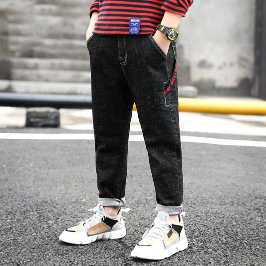 Pantalones Vaqueros Elásticos para Niño - Colección Primavera Otoño