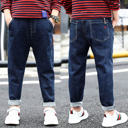 Pantalones Vaqueros Elásticos para Niño - Colección Primavera Otoño - Image 3