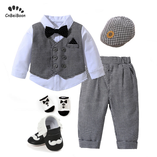 Traje Caballero de Manga Larga para Bebé - Primavera y Otoño - Image 14