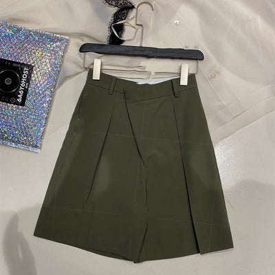 Bermudas de Vestir con Detalle Diagonal - Image 5