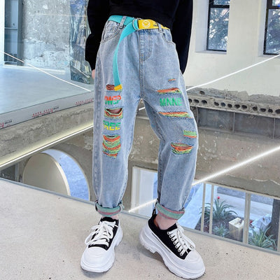 Pantalones Vaqueros Estilo Occidental para Niñas - Image 3