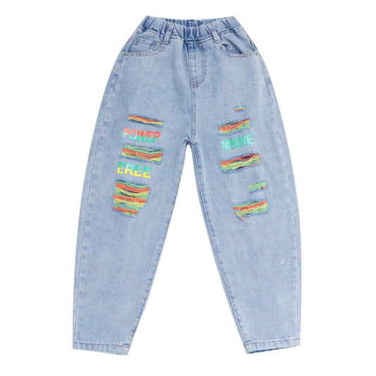 Pantalones Vaqueros Estilo Occidental para Niñas