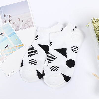 Calcetines Estampados Gato Blanco y Negro - Diseño Náutico - Image 7