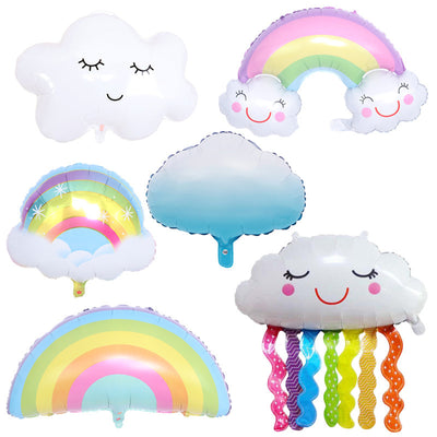 Globos Decorativos Nube Blanca para Fiestas de Cumpleaños al Aire Libre - Image 10