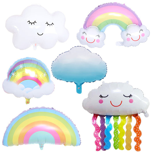 Globos Decorativos Nube Blanca para Fiestas de Cumpleaños al Aire Libre - Image 10