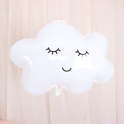 Globos Decorativos Nube Blanca para Fiestas de Cumpleaños al Aire Libre