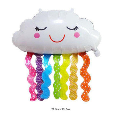 Globos Decorativos Nube Blanca para Fiestas de Cumpleaños al Aire Libre - Image 7