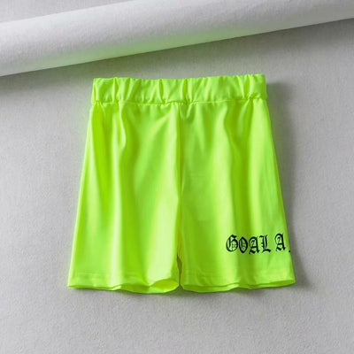 Shorts Deportivos Cintura Alta Elásticos para Mujer Fit Casual - Image 8