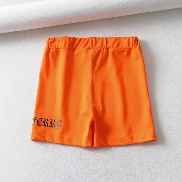 Shorts Deportivos Cintura Alta Elásticos para Mujer Fit Casual